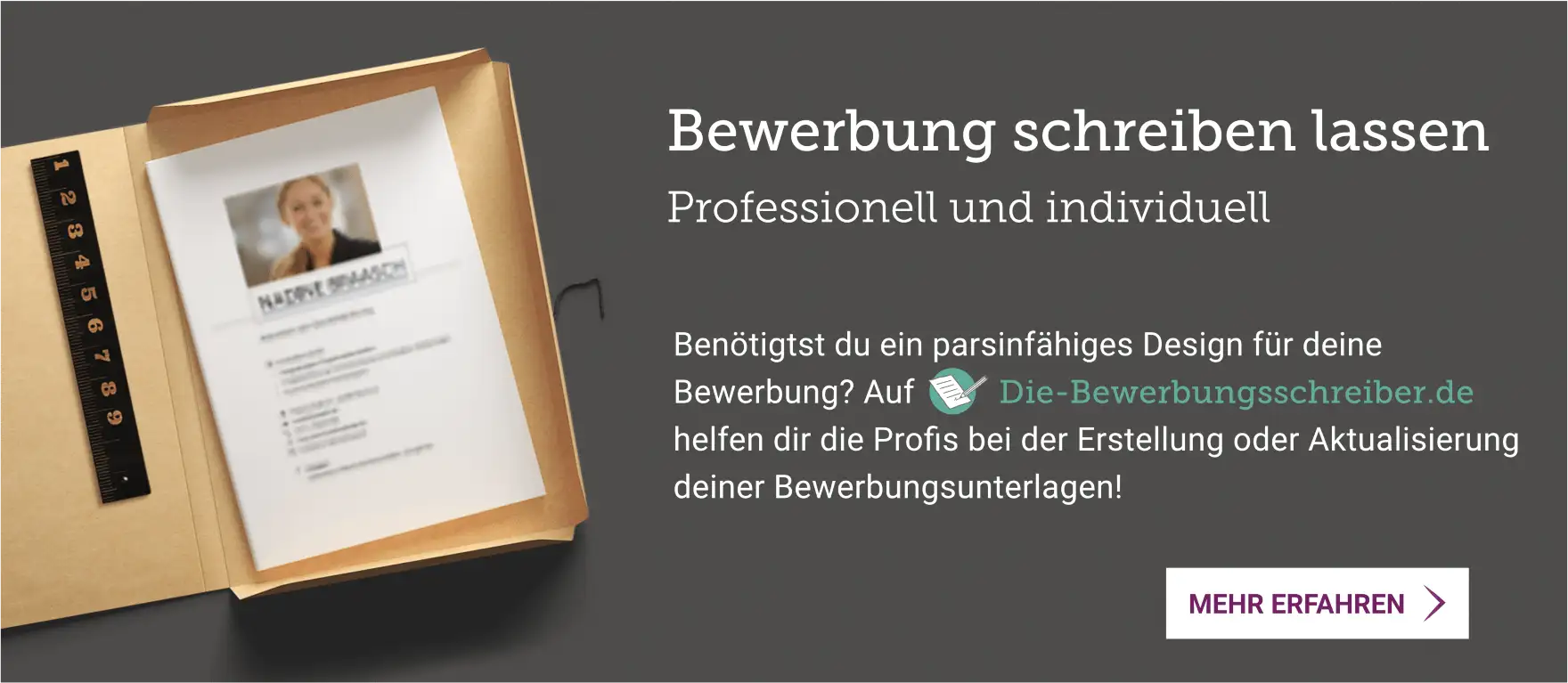 Bewerbung schreiben lassen - Die Bewerbungsschreiber