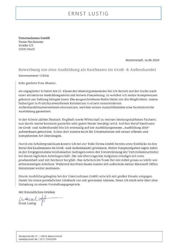 Einzelhandelskaufmann Frau Berufsbild Bewerbung
